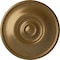 Ekena Millwork Jefferson Ceiling Medallion (Fits Canopies up to 2 7/8"), Hand-Painted Pale Gold, 11 3/4"OD x 3/8"P CM12JEPAS - alternate 1